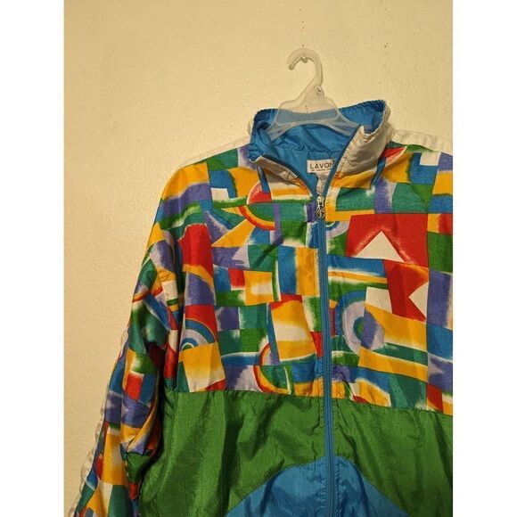 Colorful Geometric Women's Jacket - Picture 8 of 16